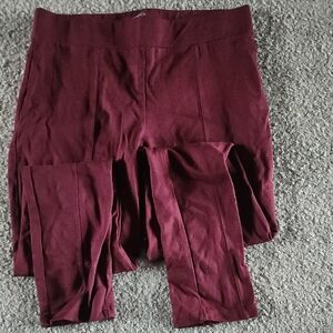 Alexander Jordan Burgundy Leggings